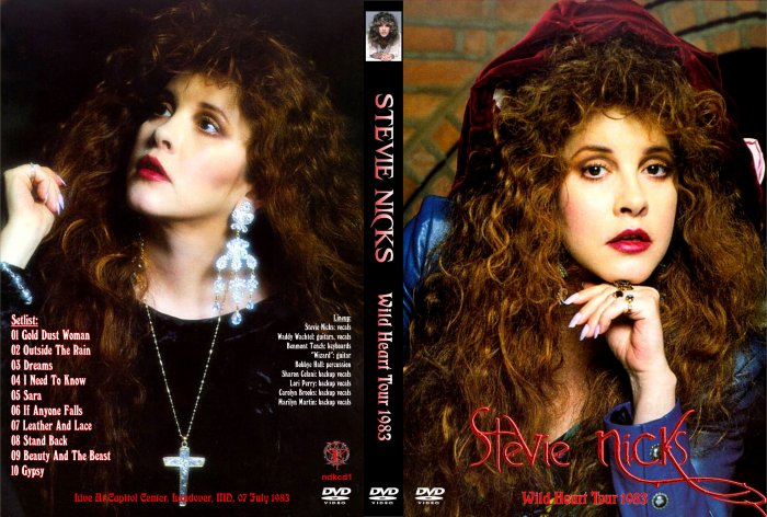 DVD cover STEVIE NICKS Capitol Center, Landover, MD 1983