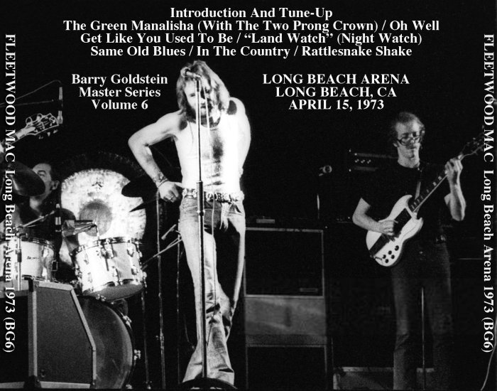 Fleetwood Mac 1973 Long Beach TRAY