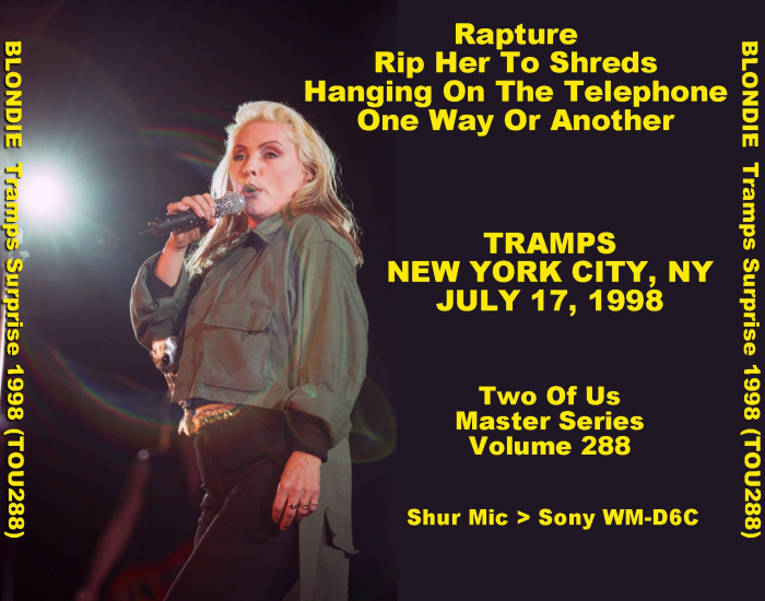 Blondie 1998 Tramps REAR