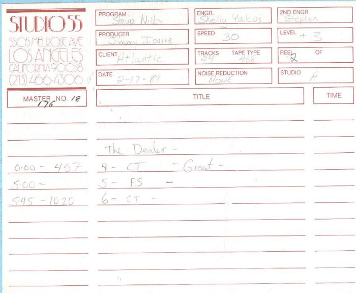 The Dealer 2-17-81