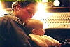 With son Will Buckingham in 2001